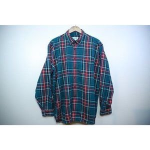L.L. Bean Flannel Shirt Men's Size XL Multi-Color Button Up Casual Long Sleeve
